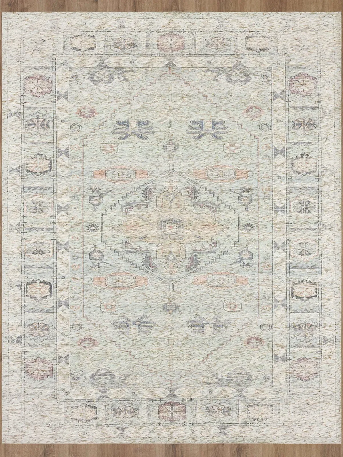 Zula Prieska Light Teal 5'x8' Rug
