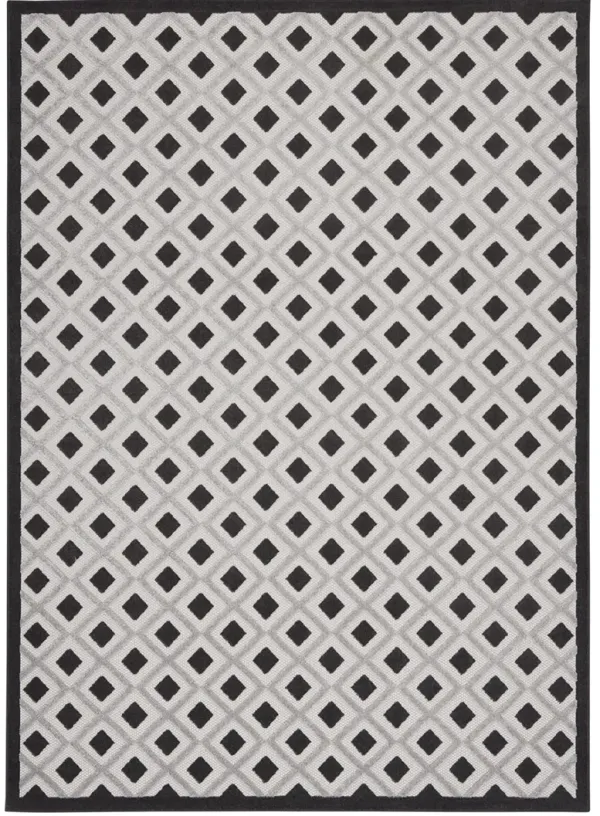 Aloha ALH26 Black/White 7'10" x 10'6" Rug