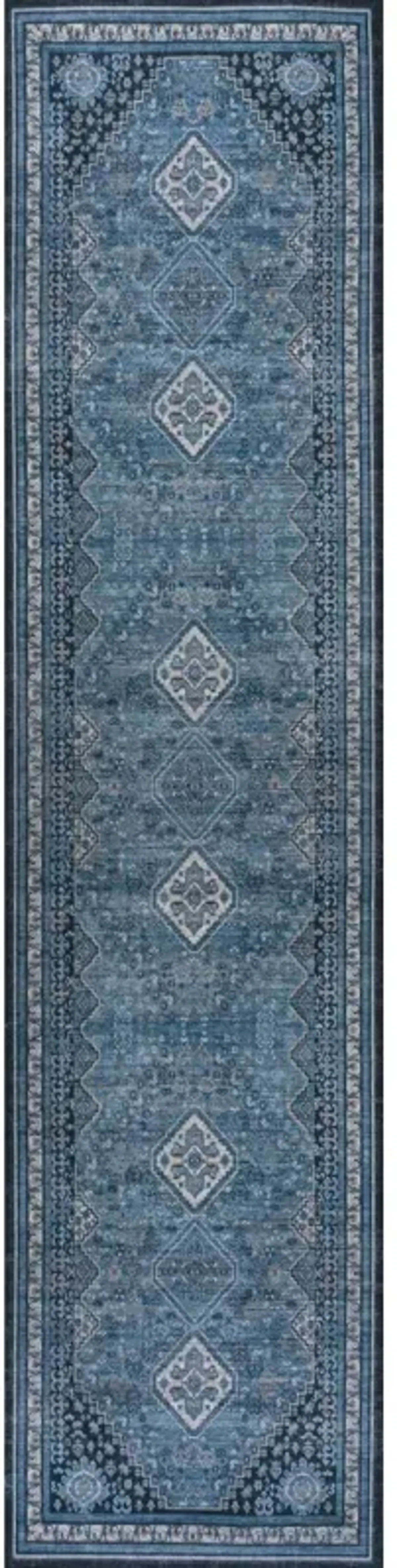 Dalyan Geometric Medallions Machine-Washable Area Rug