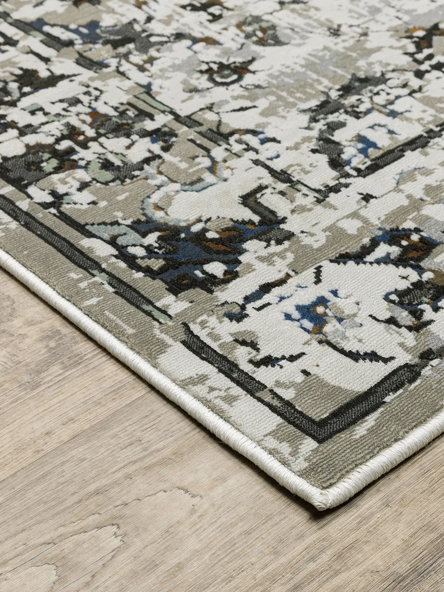 Gemini 7'10" x 10'10" Char Rug