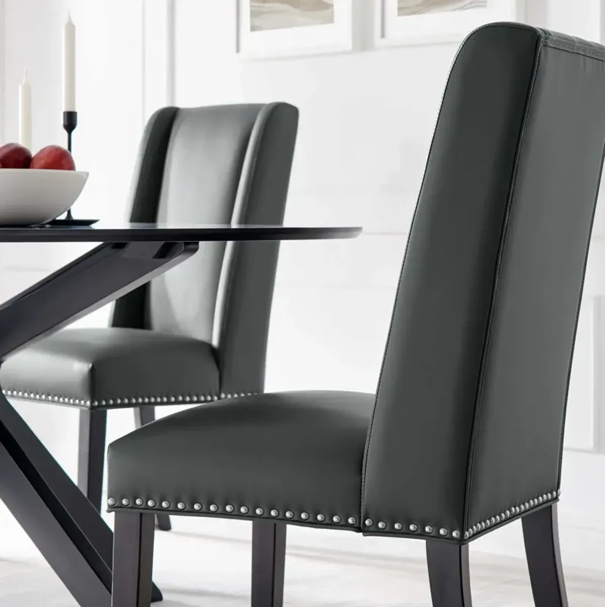 Baron Vegan Leather Dining Chair