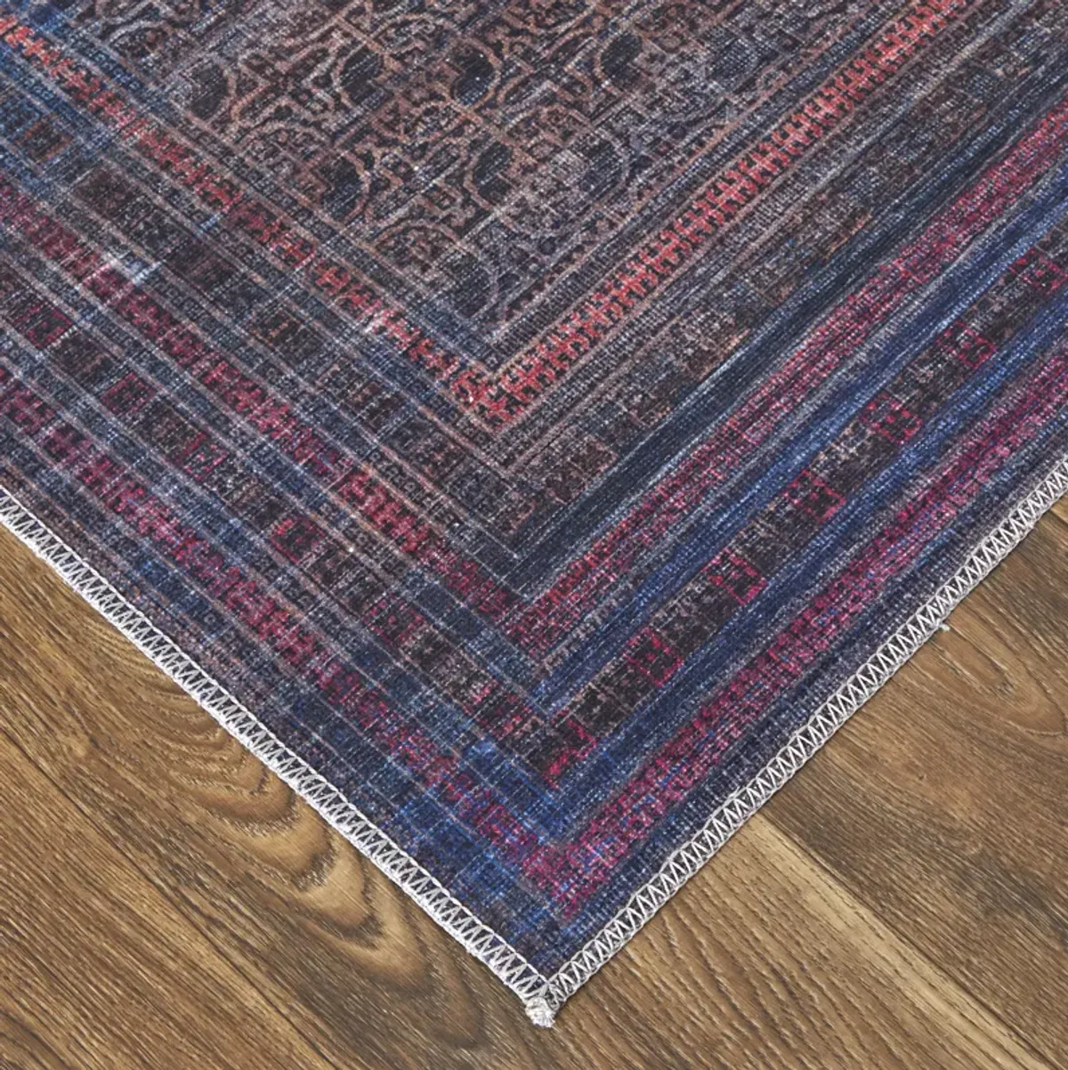 Voss 39H8F Blue/Pink/Purple 8'10" x 12' Rug