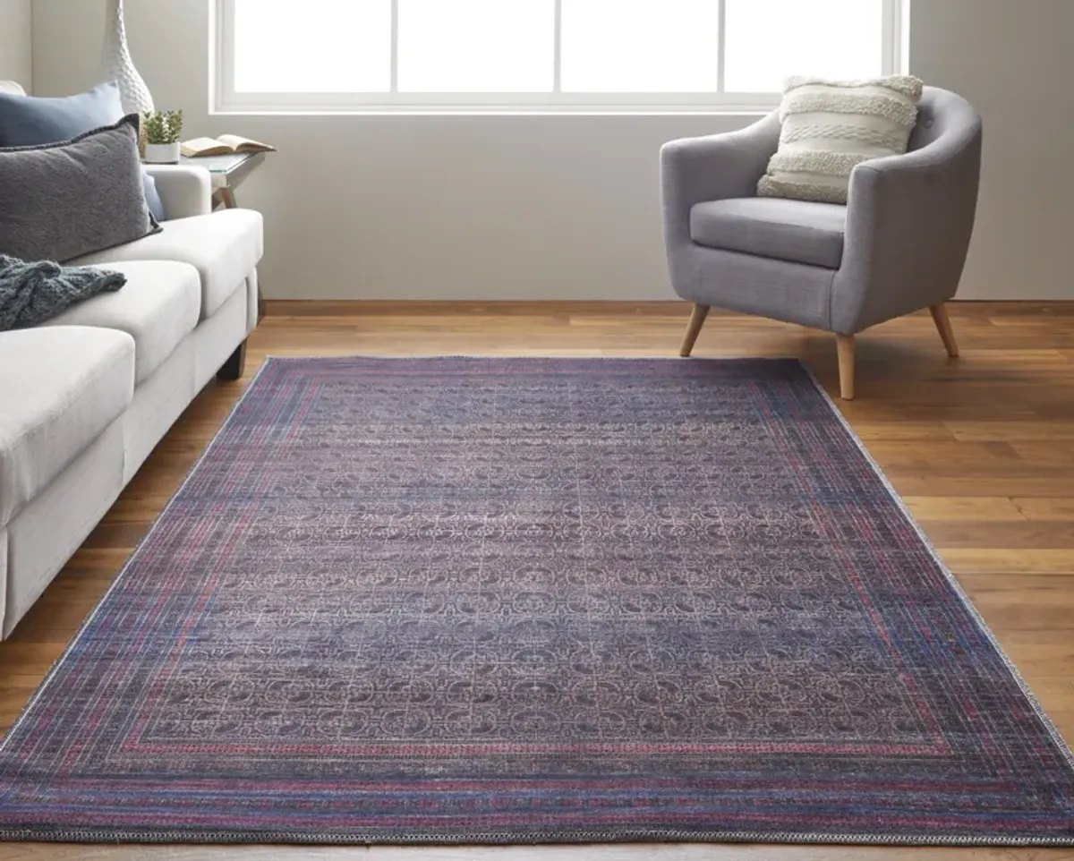 Voss 39H8F Blue/Pink/Purple 8'10" x 12' Rug