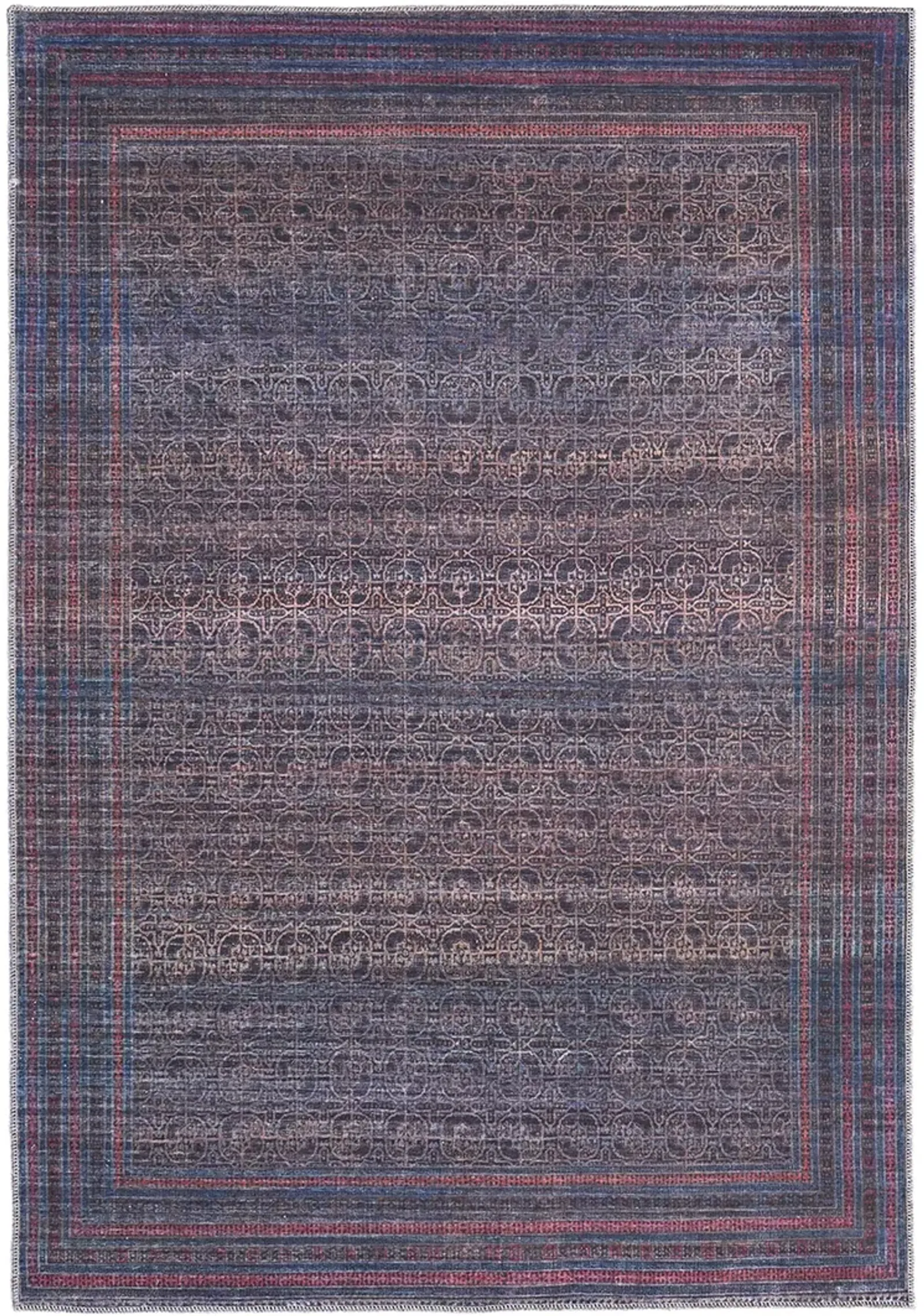 Voss 39H8F Blue/Pink/Purple 8'10" x 12' Rug