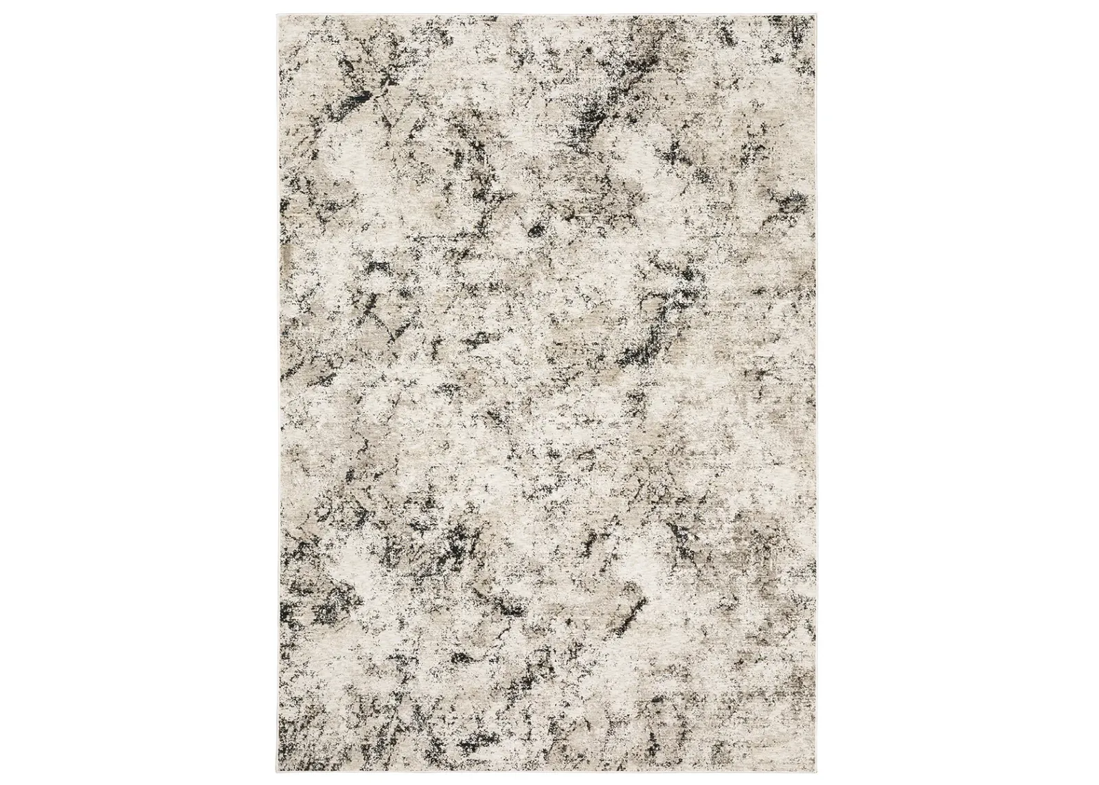 Nebulous 3'3" x 5' Ivory/Charcoal Rug