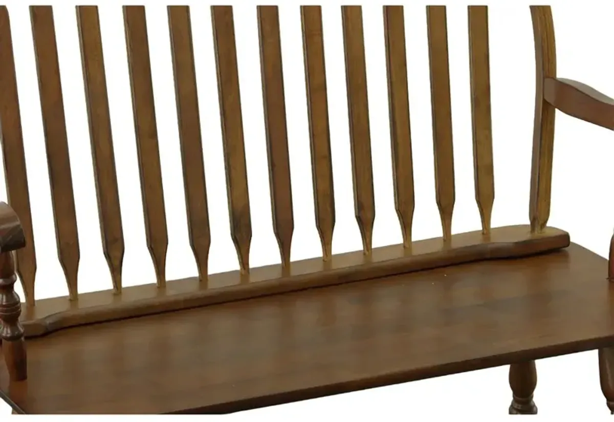 Carolina Living Windsor Bench - Elm