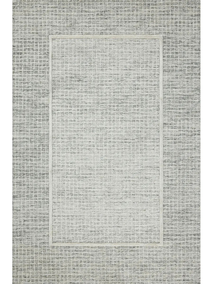 Briggs BRG-01 Mist / Ivory 2''6" x 7''6" Rug by Chris Loves Julia