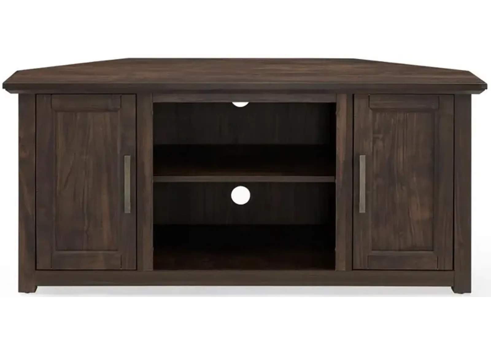 Camden 48" Corner Tv Stand Dark Walnut