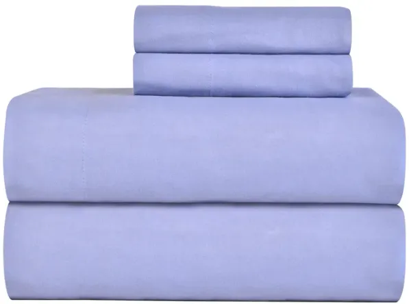 Pointehaven Ultra Soft 100% Cotton Sage Solid 170 GSM Flannel 4 pc Sheet Set, California King
