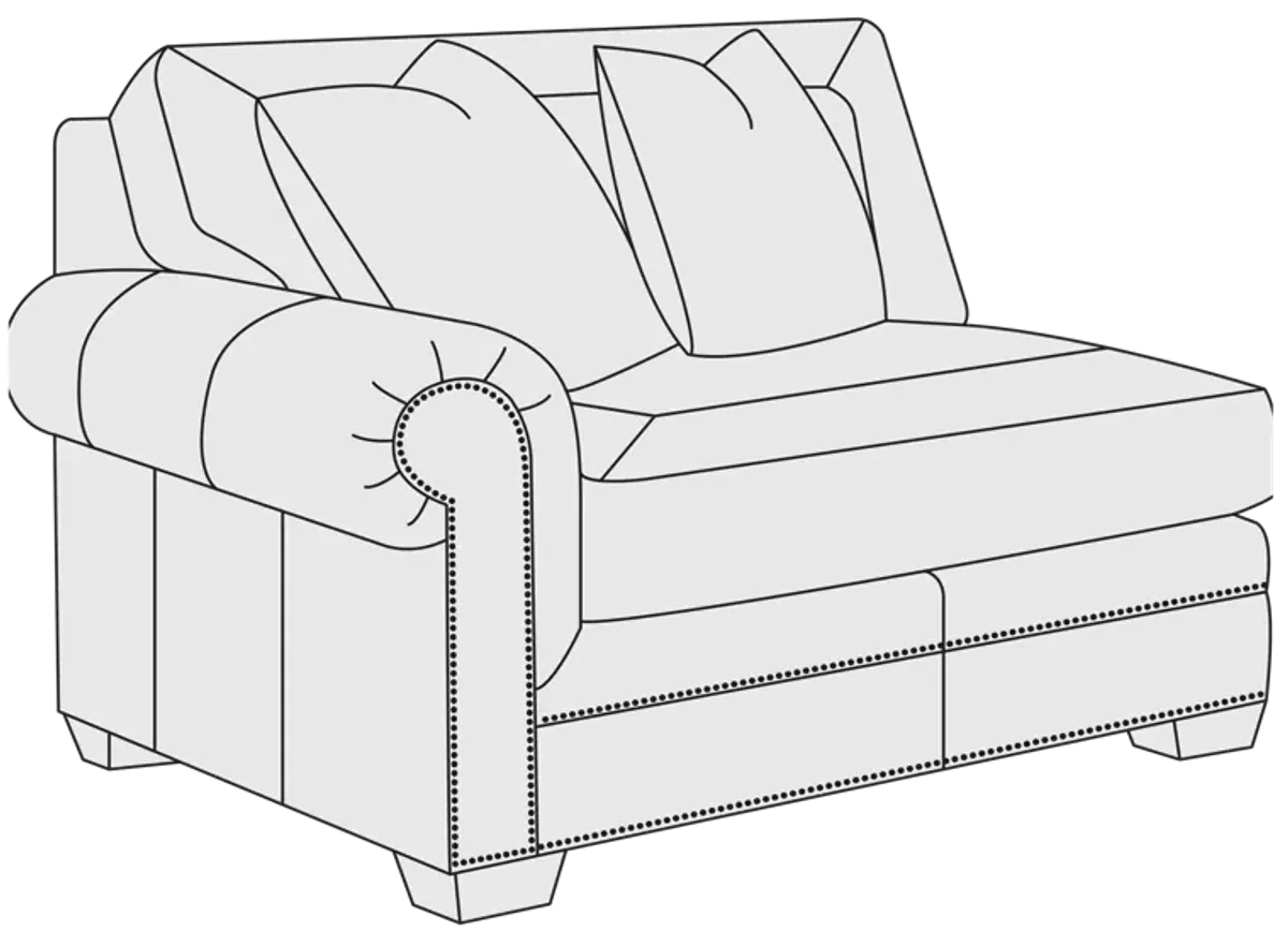 Living Grandview Leather Left Arm Chair