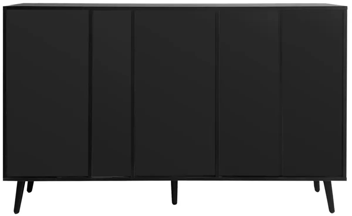 Merax  Two-door Storage Cabinet with Metal Handles