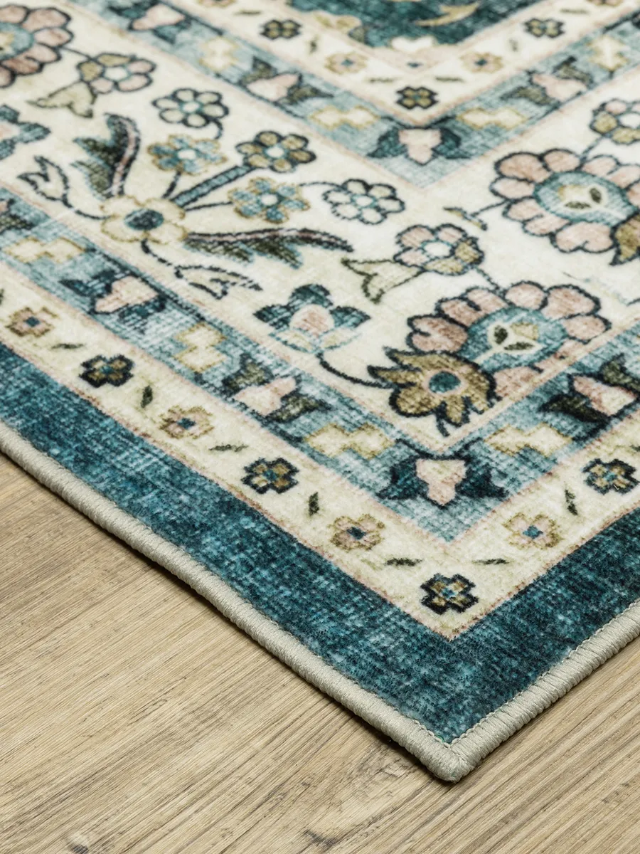 Sumter 3'6" x 5'6" Teal Rug