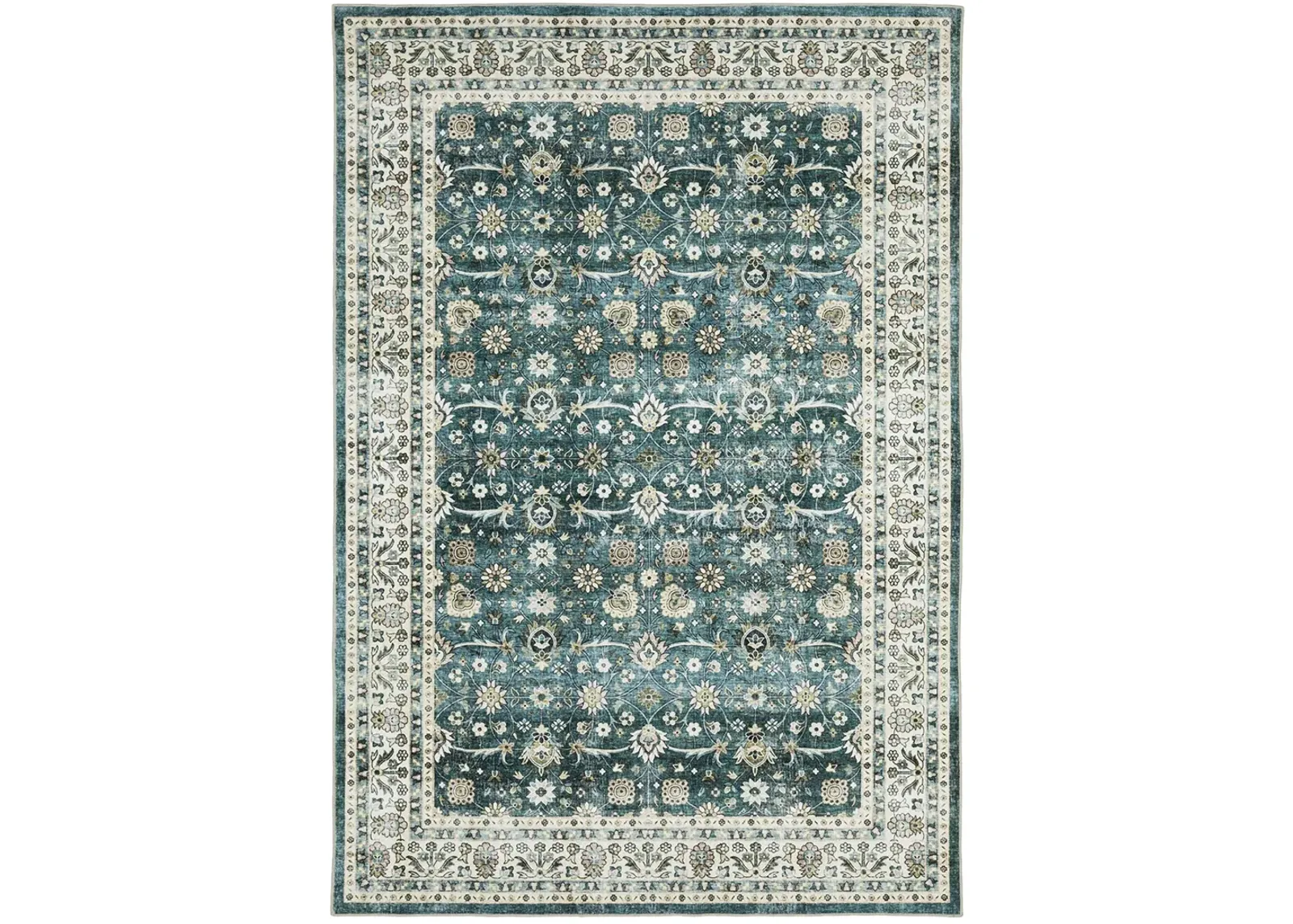 Sumter 3'6" x 5'6" Teal Rug