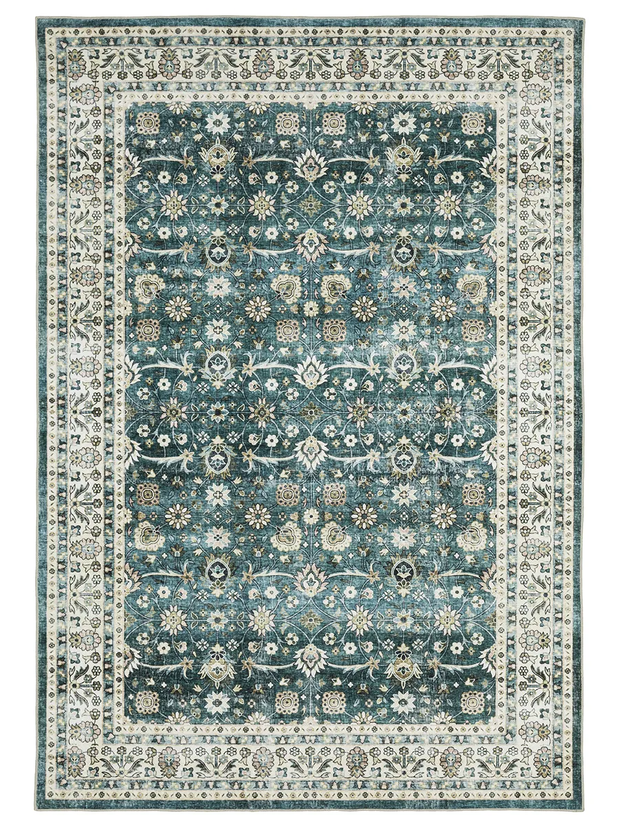 Sumter 3'6" x 5'6" Teal Rug