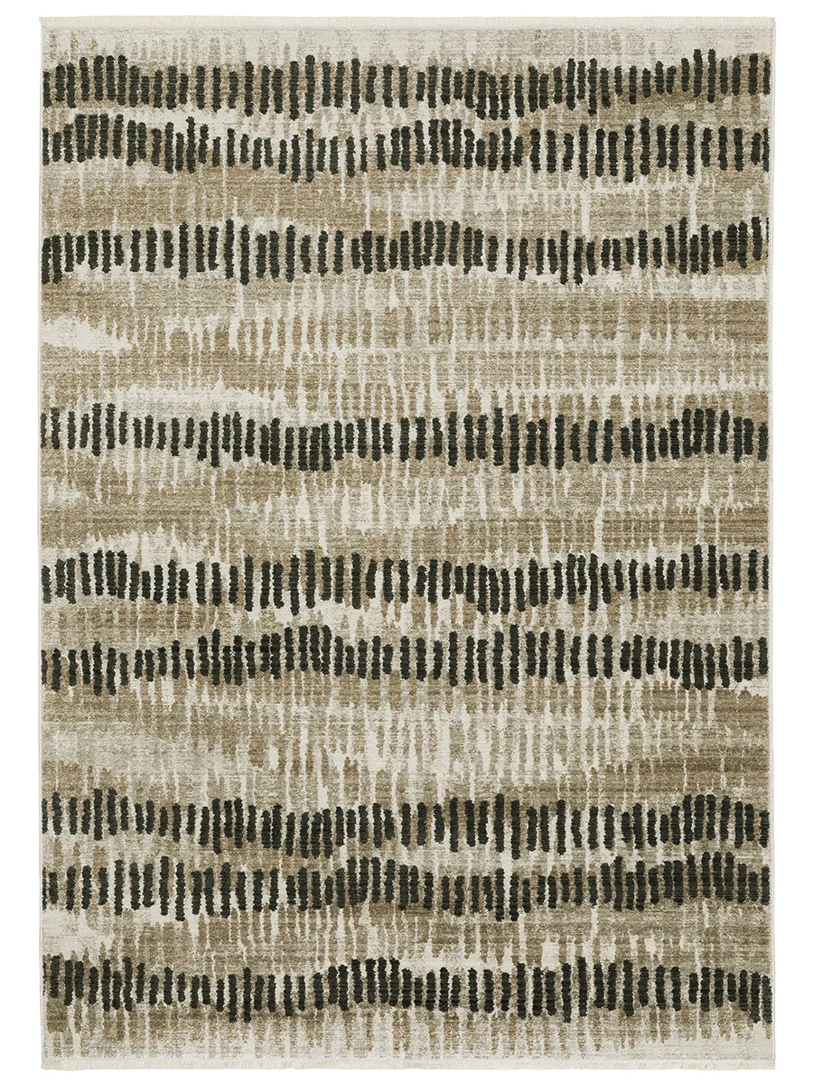 Bauer 3'10" x 5'5" Beige Rug