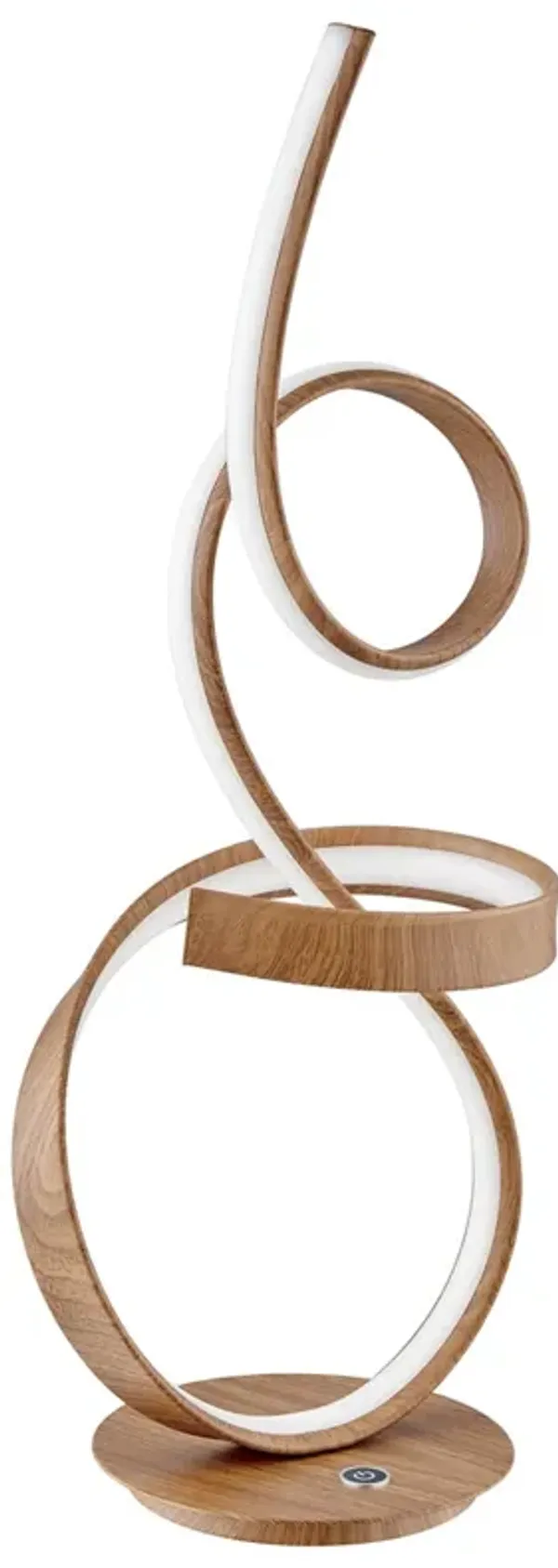 Amsterdam Table Lamp Light Wood Metal Dimmable Integrated LED