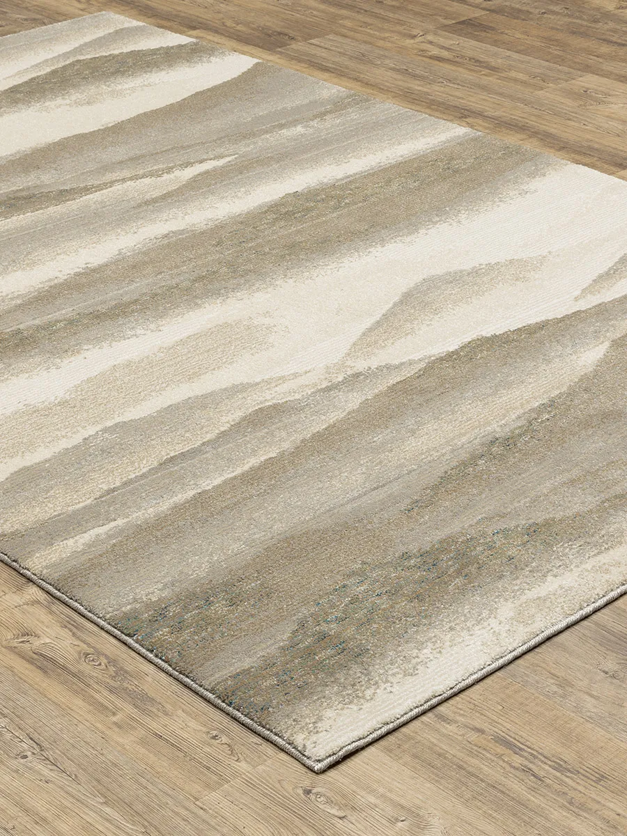 Evolution 3'3" x 5'2" Beige Rug