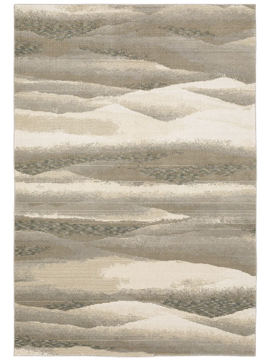 Evolution 3'3" x 5'2" Beige Rug