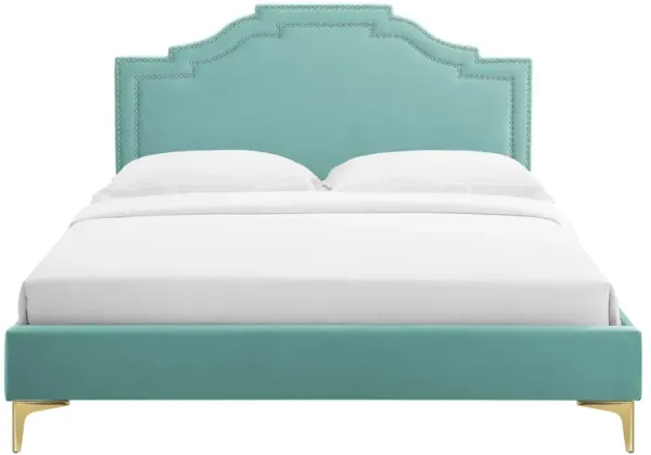 Modway - Adelaide Performance Velvet Queen Platform Bed