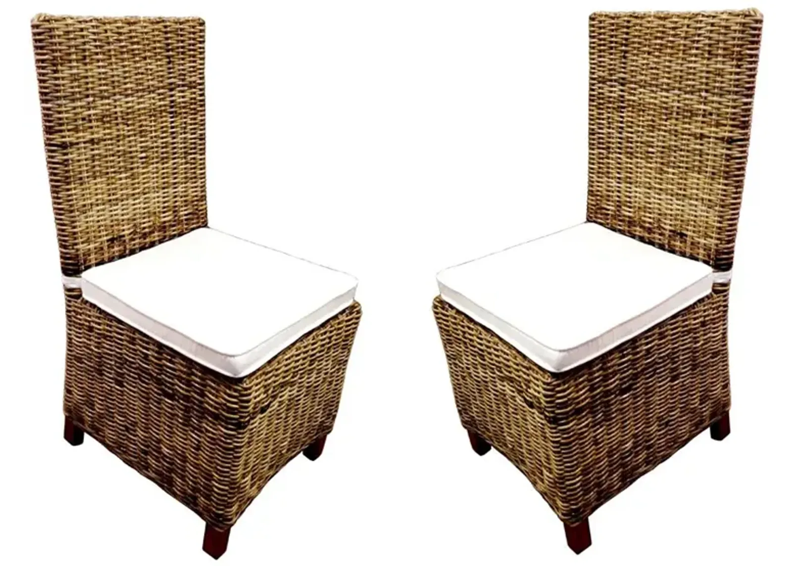 Rattan Wicker Dining Chair (set of 2 pcs)