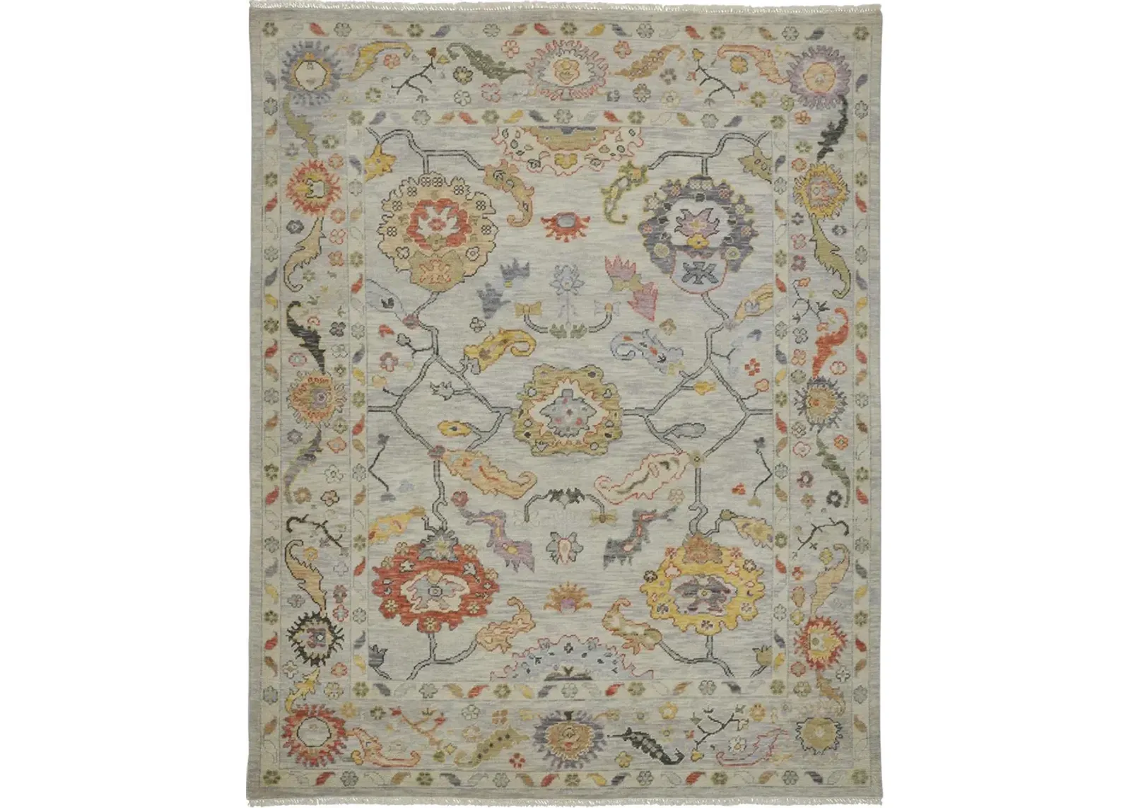 Karina 6793F Gray/Yellow/Red 7'9" x 9'9" Rug