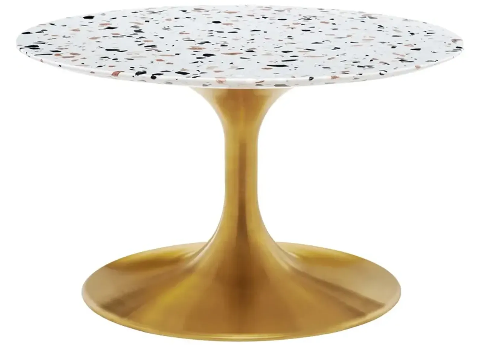 Lippa 28" Round Terrazzo Coffee Table