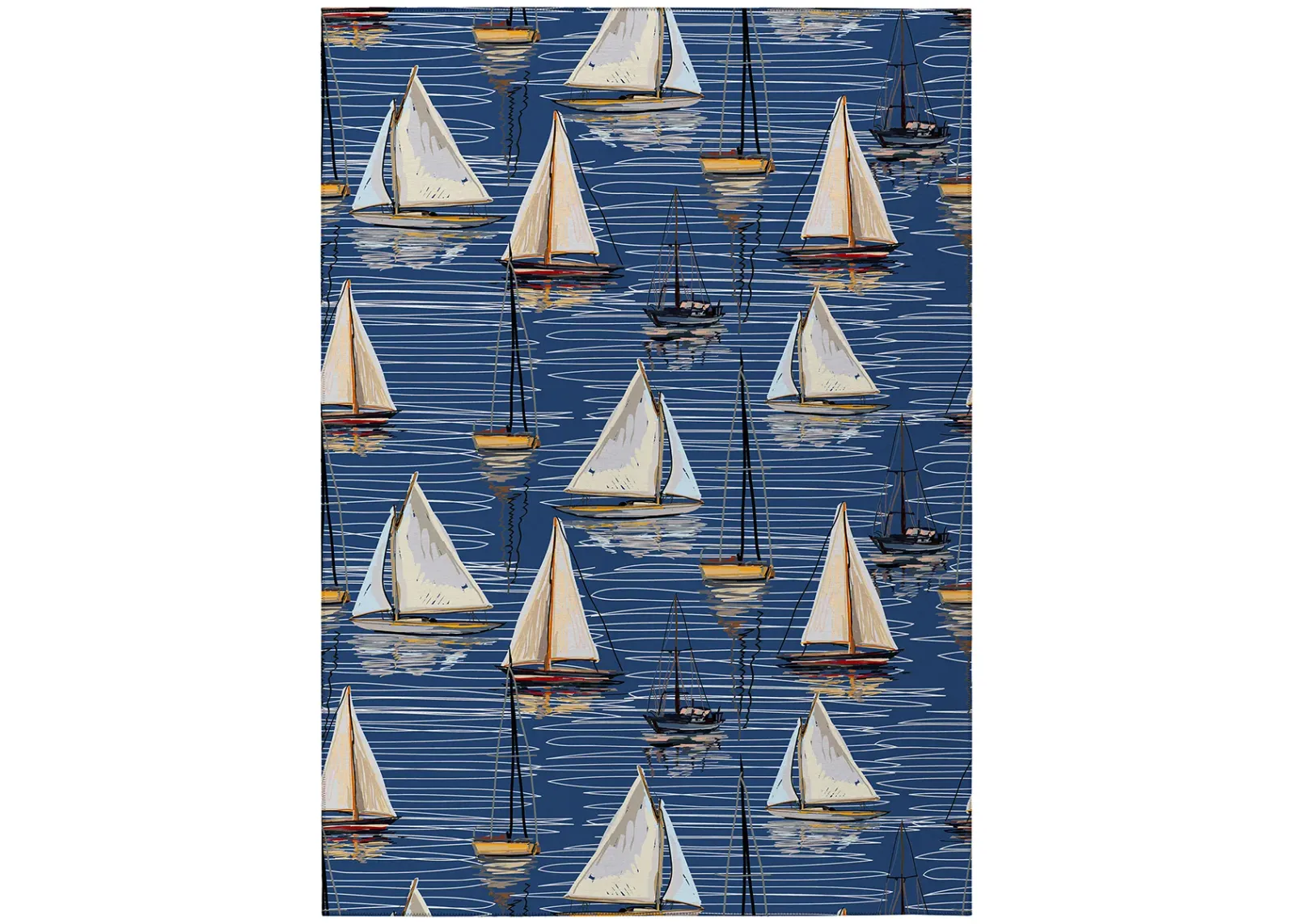 Harbor HA8 Navy 5' x 7'6" Rug