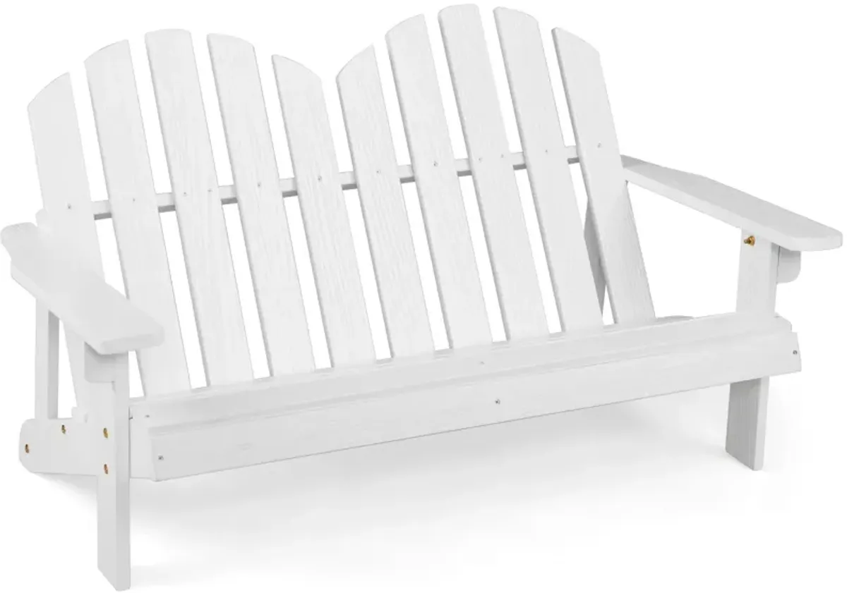 2 Person Adirondack Chair with High Backrest