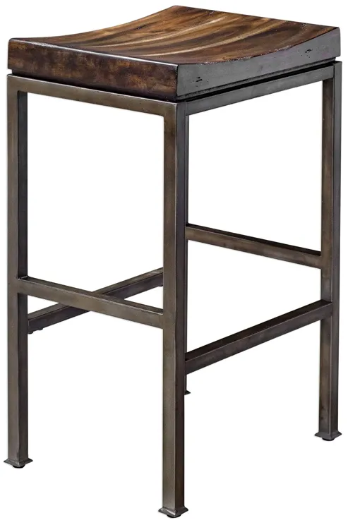 Uttermost Beck Industrial Bar Stool