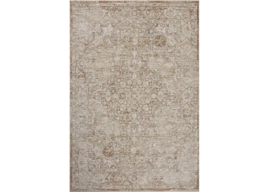 II Tabitha Natural/Clay 6'7" x 9'2" Area Rug by Loloi II