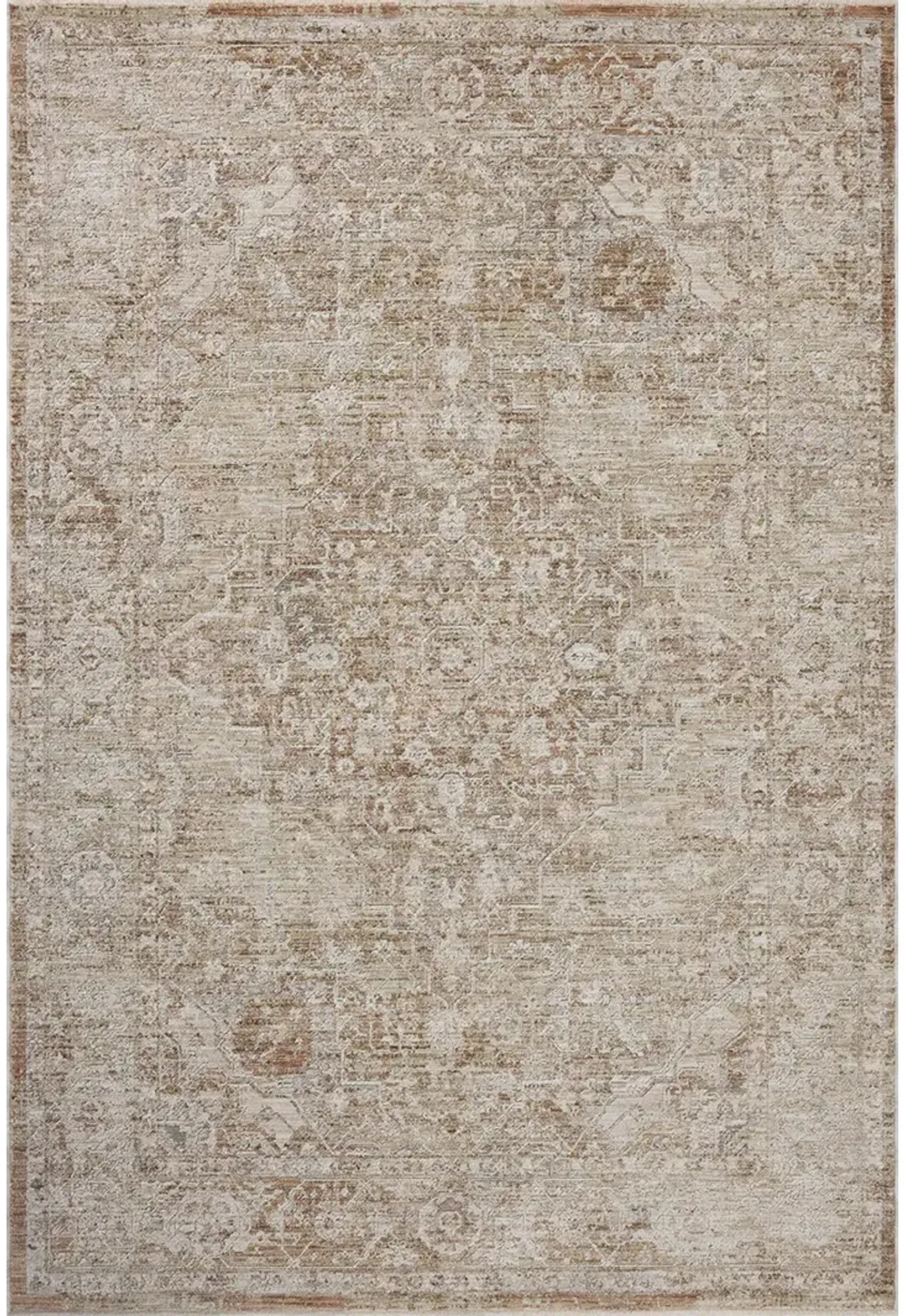 II Tabitha Natural/Clay 6'7" x 9'2" Area Rug by Loloi II