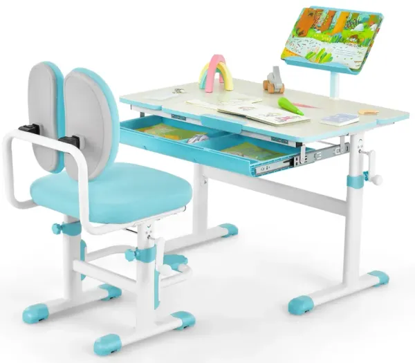 Adjustable Kid's Study Desk and Chair Set for Comfortable Learning and Growth