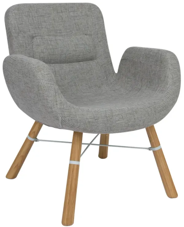 LeisureMod Milwood Accent Chair w/ Dowel Legs