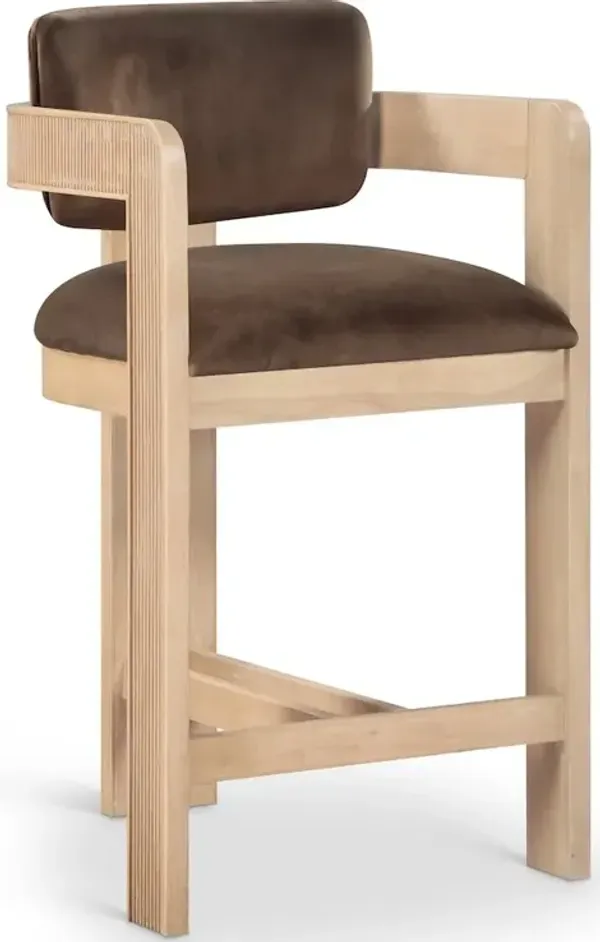 Meridian Furniture Sacha Velvet Stool