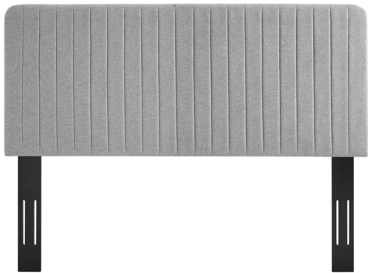 Modway - Milenna Channel Tufted Upholstered Fabric Full/Queen Headboard