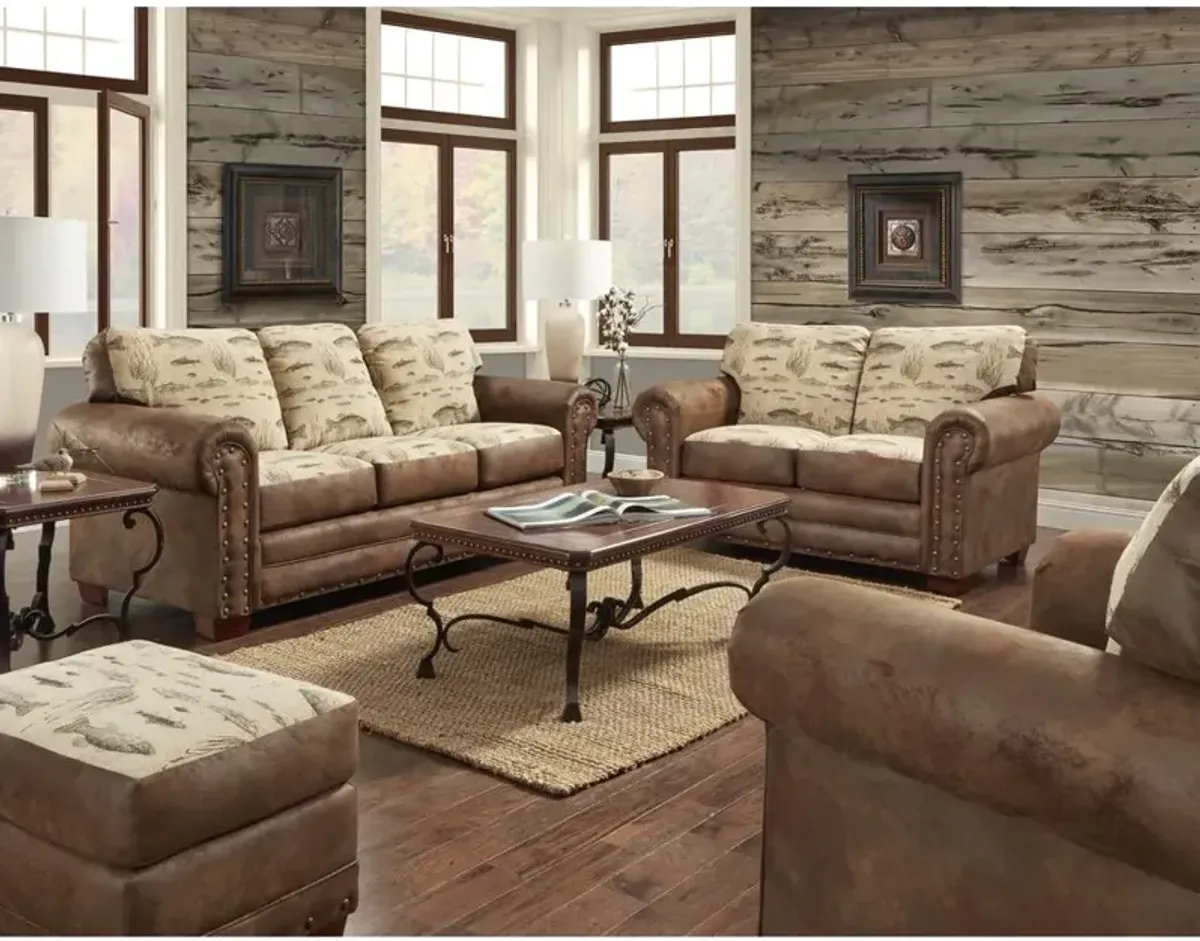 American Furniture Classics Angler's Cove Ottoman