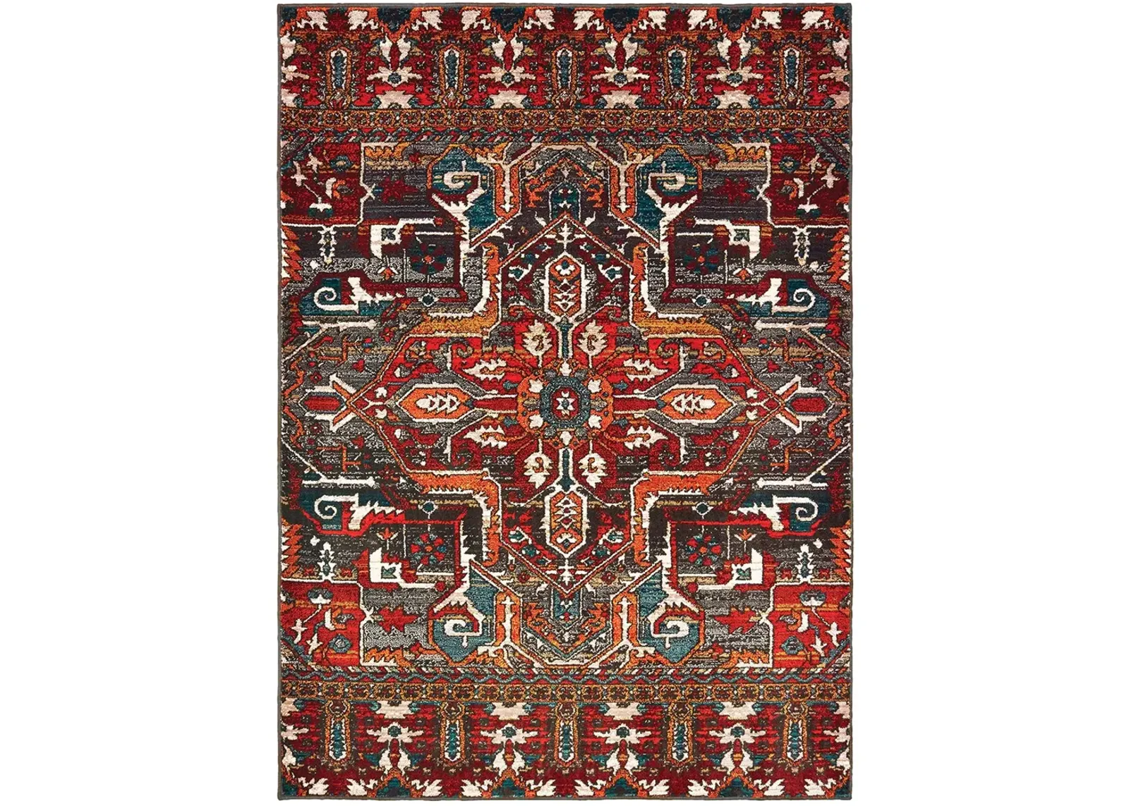 Sedona 5'3" x 7'6" Red Rug