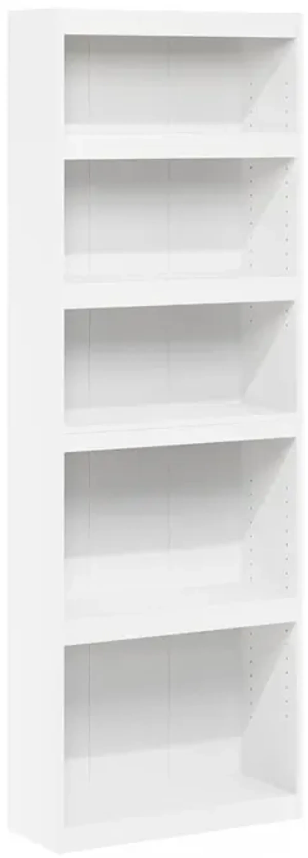 Furinno JAYA Enhanced Home 5-Tier Shelf Bookcase, White