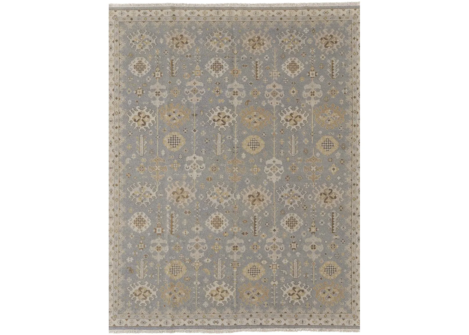 Corbitt 0610F 7'9" x 9'9" Blue/Gray/Ivory Rug