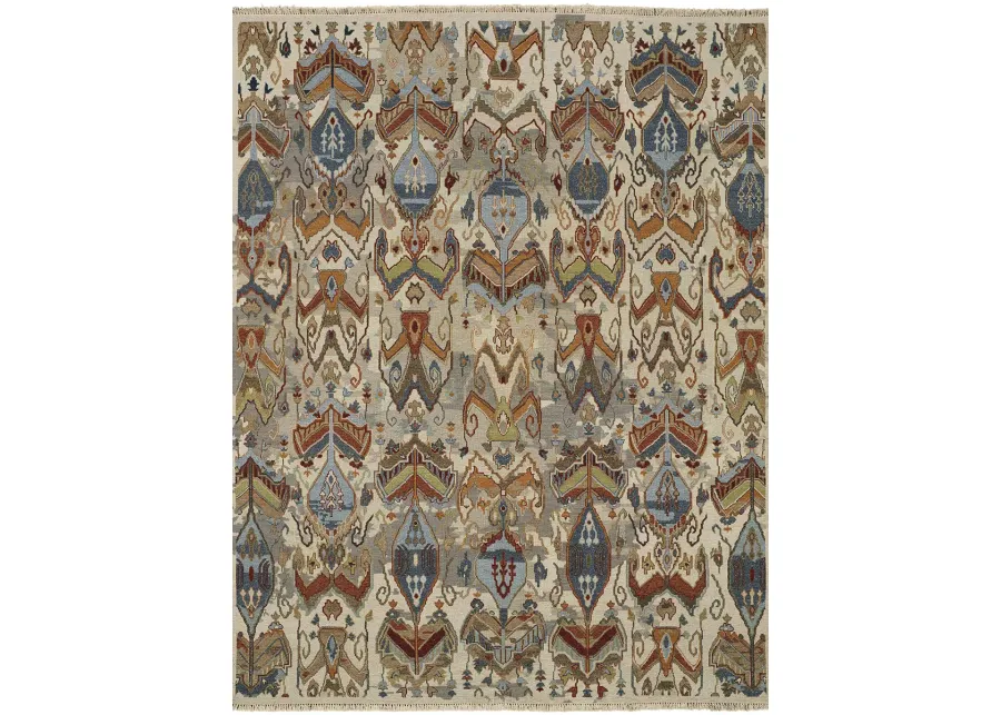 Leylan 0563F 5'6" x 8'6" Tan/Ivory/Orange Rug