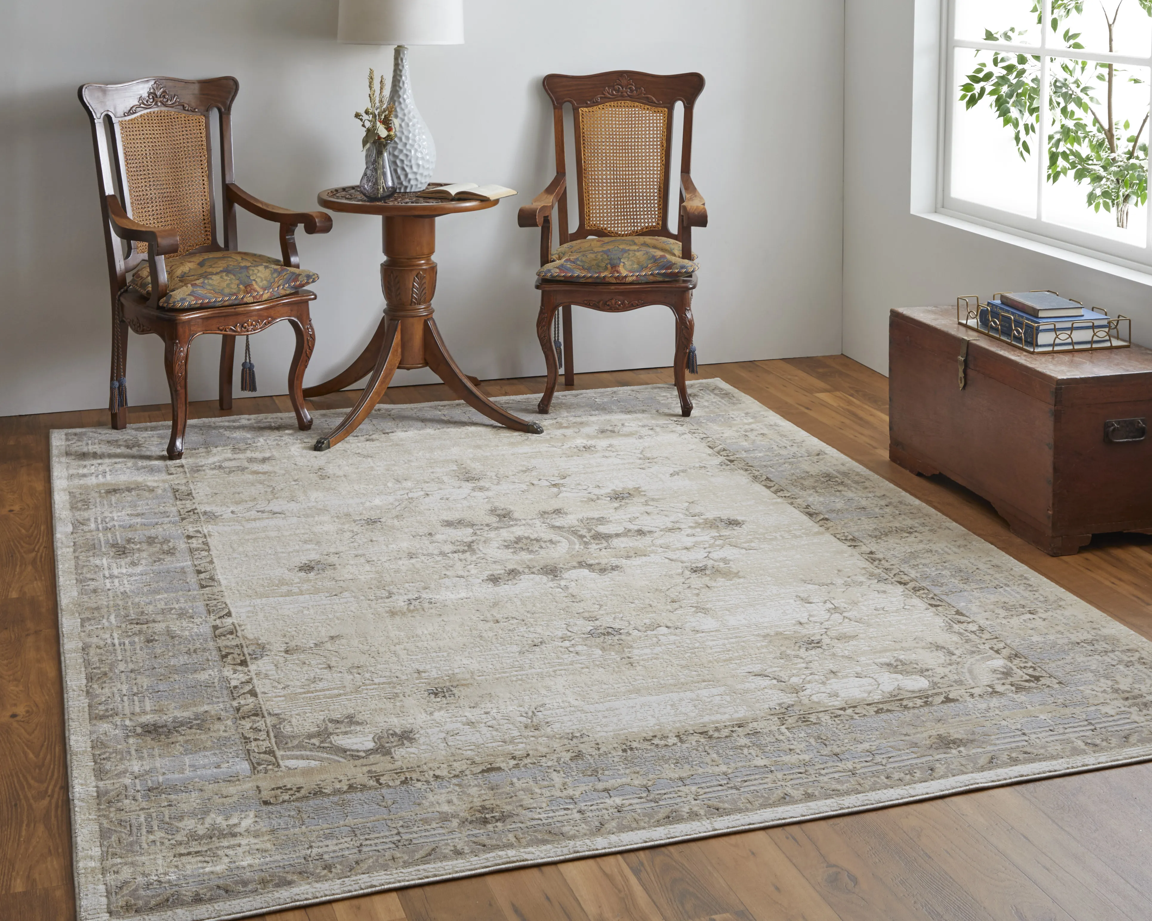 Celene 39KWF Tan/Brown/Gray 9' x 12' Rug