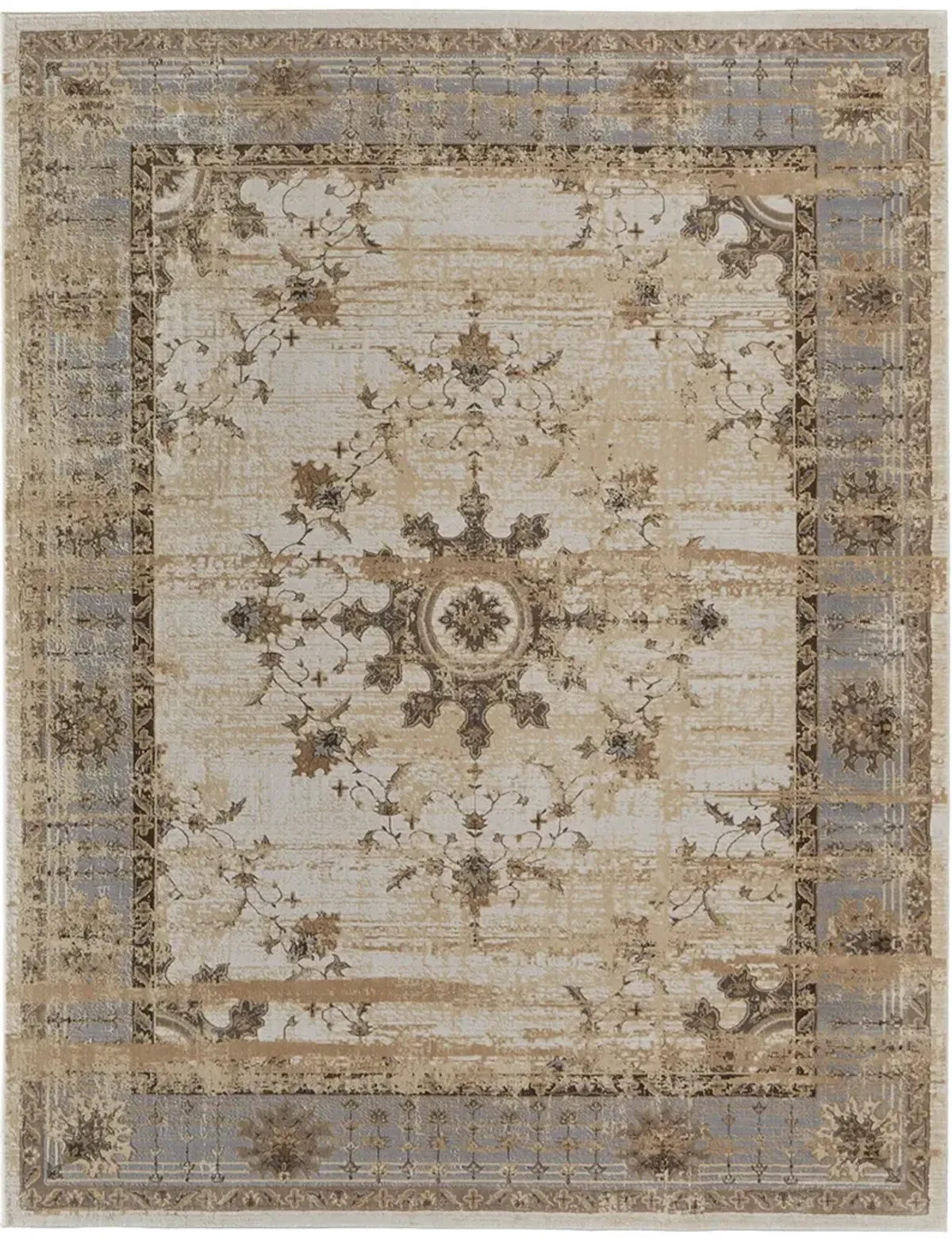 Celene 39KWF Tan/Brown/Gray 9' x 12' Rug