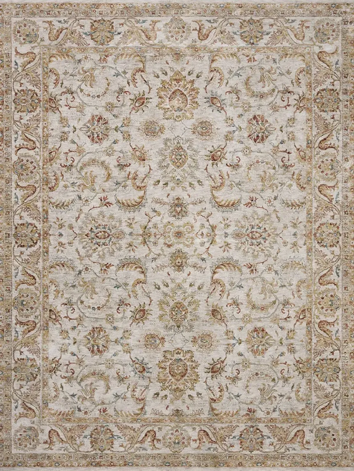 Gaia Natural/Sunset 9'3" x 12'10" Area Rug