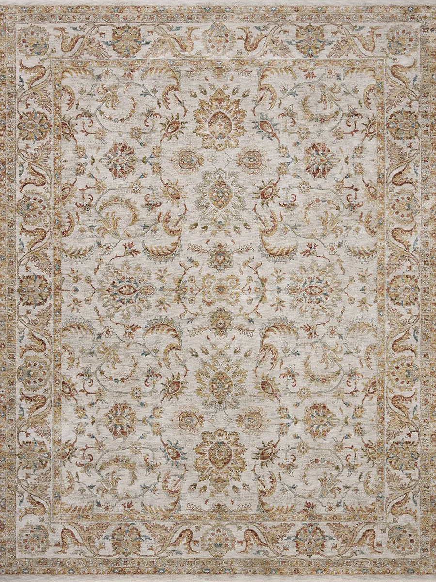 Gaia Natural/Sunset 9'3" x 12'10" Area Rug