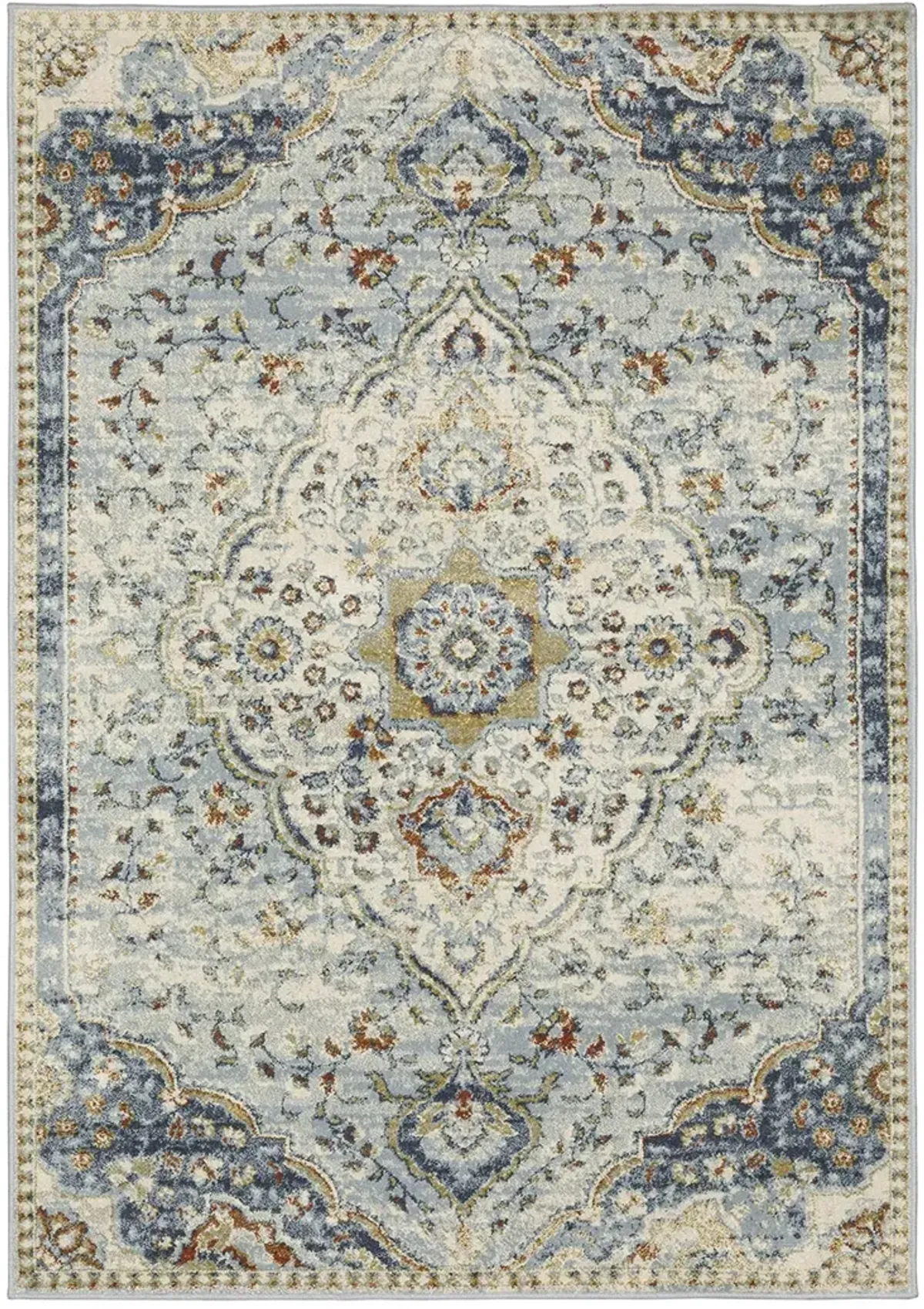 Branson 6'7" x 9'2" Blue Rug