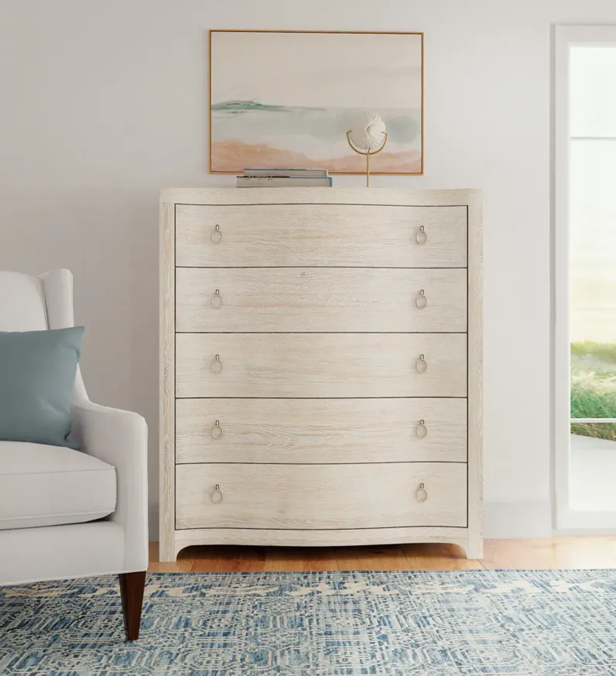 Serenity Monterey Five Drawer Chest