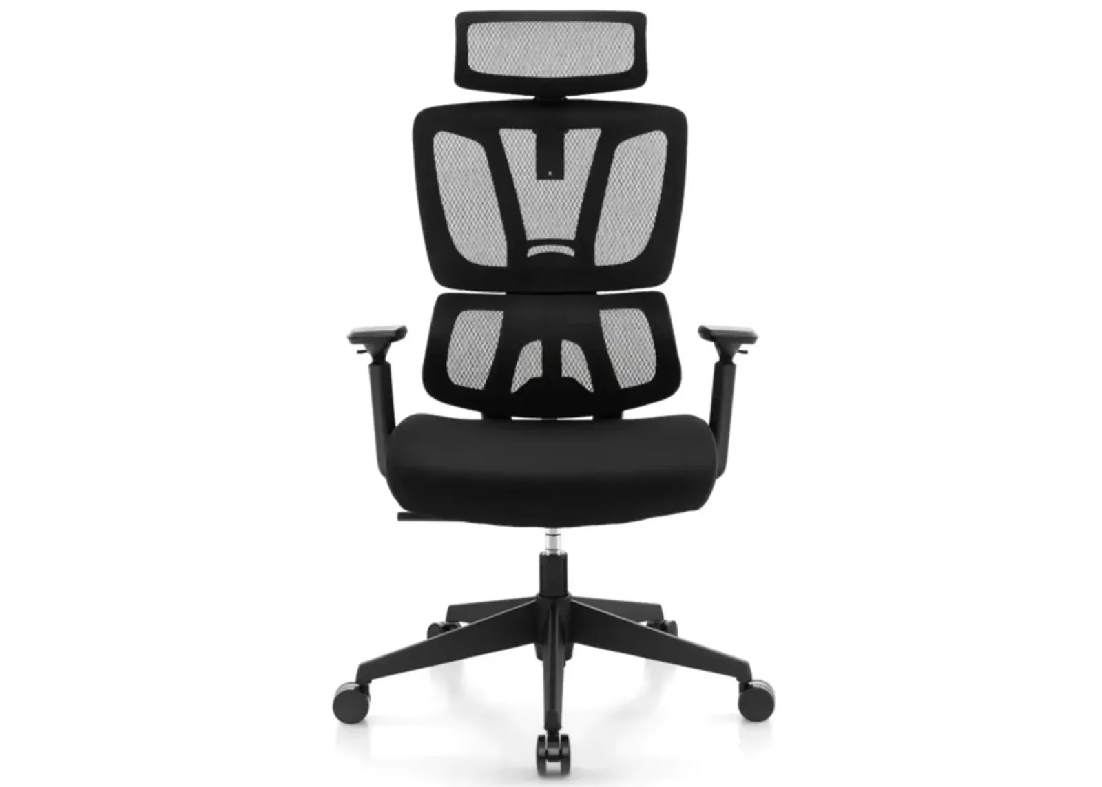 Hivvago Ergonomic Office Chair with N Type Lumbar Support and Adjustable Headrest