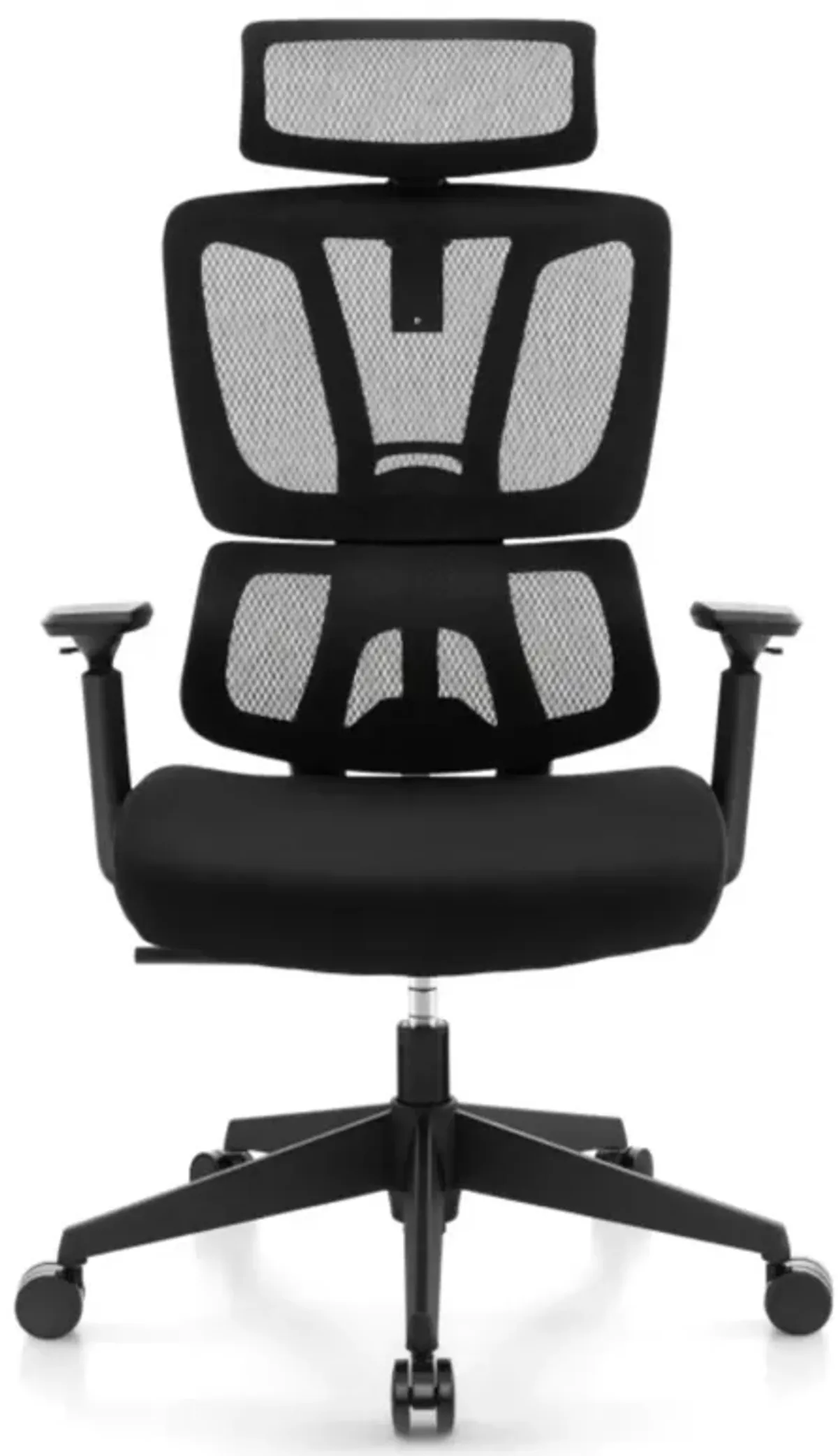 Hivvago Ergonomic Office Chair with N Type Lumbar Support and Adjustable Headrest