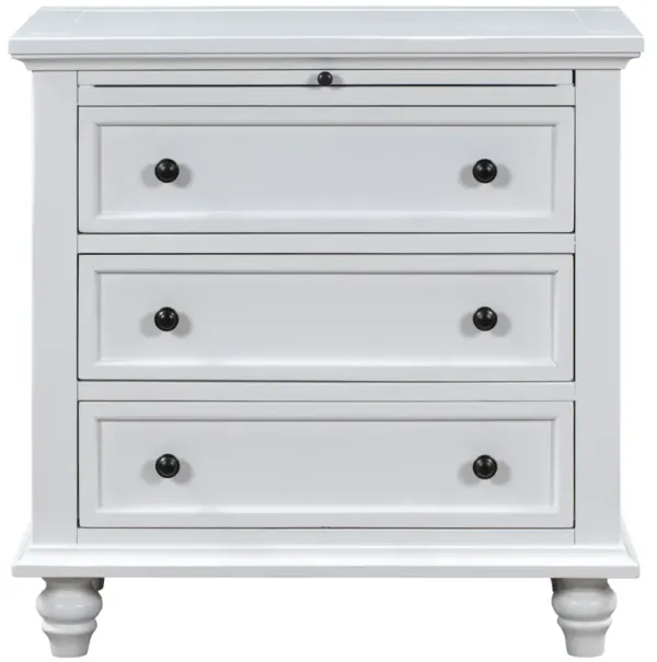 U_STYLE 3-Drawer Storage Wood Cabinet, End Table with Pull out Tray (As Same As WF199155AAK)