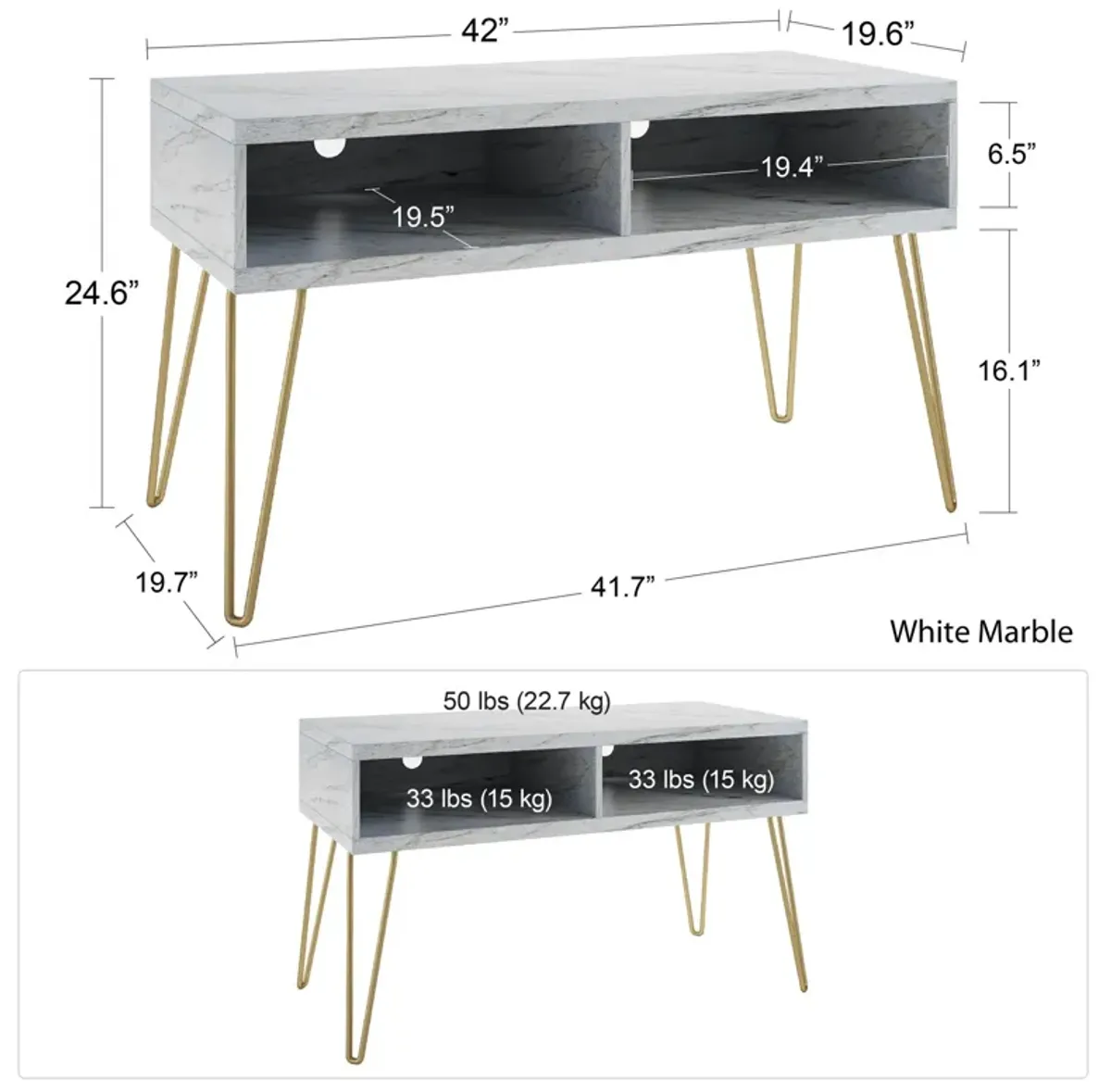 Athena TV Stand for TVs up to 42"